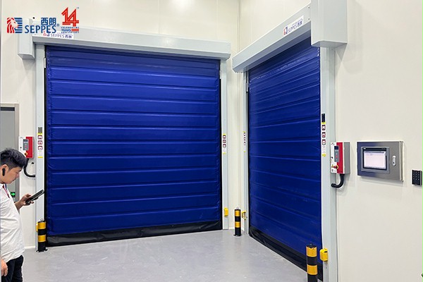 拉鏈保溫快速門